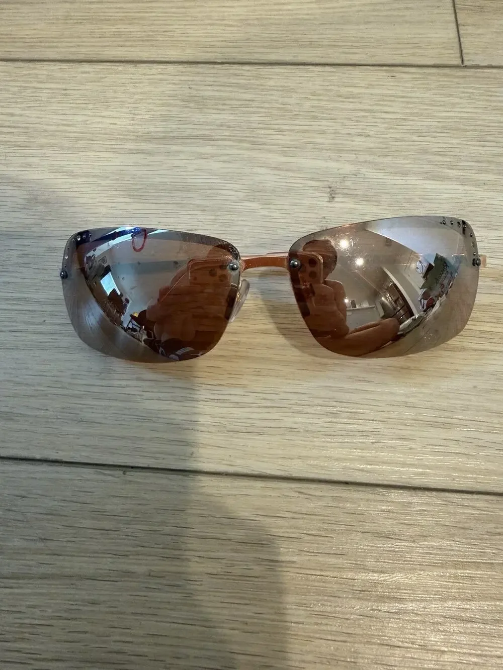 NICOLE MILLER SUNGLASSES DESIGNER POLARIZED Rose Gold